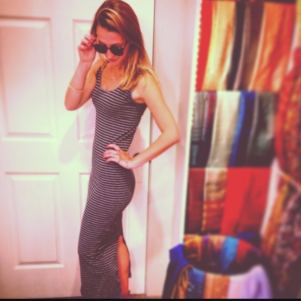 Striped Maxi Dress